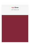Burgundy Color Swatches for Satin Bridesmaid Dresses