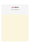 Champagne Color Swatches for Satin Bridesmaid Dresses