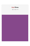 Purple Color Swatches for Satin Bridesmaid Dresses