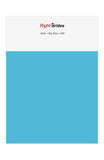 Sky Blue Color Swatches for Satin Bridesmaid Dresses