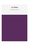 Purple Color Swatches for Stretch Satin Bridesmaid Dresses