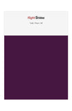 Plum Color Swatches for Tulle Bridesmaid Dresses