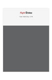 Slate Grey Color Swatches for Tulle Bridesmaid Dresses