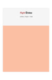 Peach Color Swatches for Chiffon Bridesmaid Dresses