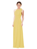 Daffodil Halter Sleeveless Long Bridesmaid Dress Alejandra