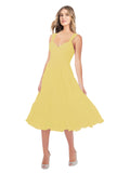 RightBrides Rodney Daffodil A-Line Sweetheart Sleeveless Short Bridesmaid Dress