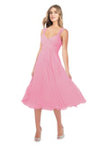 RightBrides Rodney Hot Pink A-Line Sweetheart Sleeveless Short Bridesmaid Dress