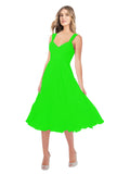 RightBrides Rodney Lime Green A-Line Sweetheart Sleeveless Short Bridesmaid Dress