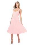 RightBrides Rodney Pink A-Line Sweetheart Sleeveless Short Bridesmaid Dress