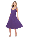 RightBrides Rodney Plum Purple A-Line Sweetheart Sleeveless Short Bridesmaid Dress