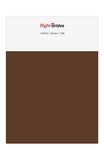 Brown Color Swatches for Chiffon Bridesmaid Dresses