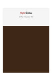Chocolate Color Swatches for Chiffon Bridesmaid Dresses