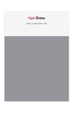 Oyster Silver Color Swatches for Crepe Bridesmaid Dresses