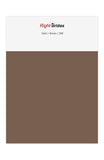 Brown Color Swatches for Satin Bridesmaid Dresses