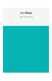 Turquoise Color Swatches for Satin Bridesmaid Dresses
