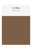 Brown Color Swatches for Stretch Satin Bridesmaid Dresses