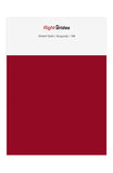 Burgundy Color Swatches for Stretch Satin Bridesmaid Dresses
