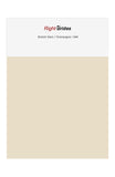 Champagne Color Swatches for Stretch Satin Bridesmaid Dresses