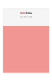 Salmon Color Swatches for Tulle Bridesmaid Dresses
